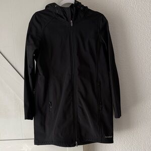 Avalanches Black Hooded Zip-Up Jacket